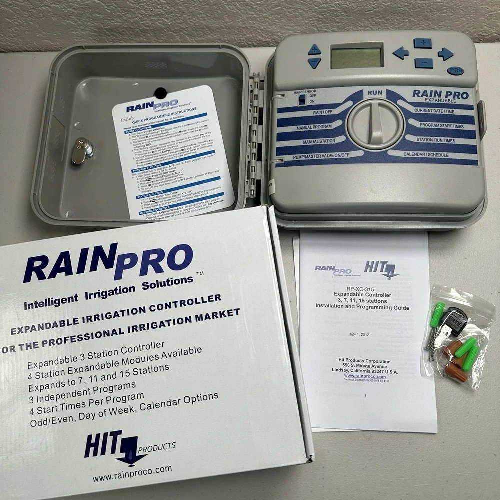 Rain Pro RP-XC-315 Controller (Expandable To 15 Stations) Irrigation